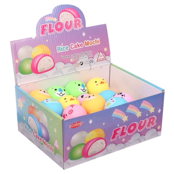 Мялка «Зверьки» с пастой, виды МИКС Мялка «Зверьки» с пастой, виды МИКС