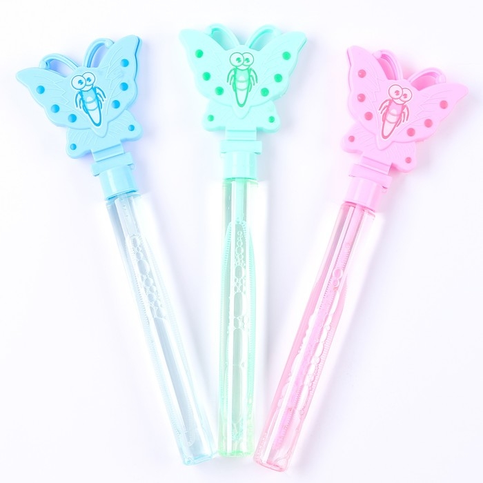 Мыльные пузыри трещотка «Прекрасная бабочка», 70 мл, цвета МИКС