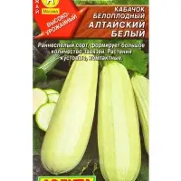 Семена Кабачок белоплый Алтайский белый, Ц/П,1 г Семена Кабачок белоплый Алтайский белый, Ц/П,1 г