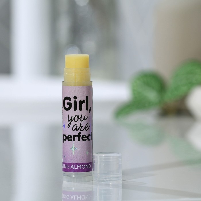 Бальзам для губ Girl you're perfect, 5 г, аромат миндаля, BEAUTY FОХ Бальзам для губ Girl you're perfect, 5 г, аромат миндаля, BEAUTY FОХ