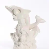 Сувенир керамика &laquo;Дельфины в кораллах&raquo; 20.9&times;13&times;21.6 см