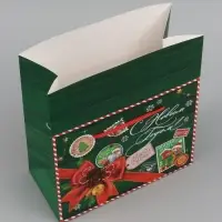 Пакет - коробка подарочная &laquo;С Новым годом&raquo;, 23&times;18&times;11 см