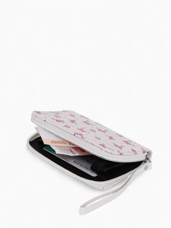 Кошелек жен 07-01-01 Июнь2534 бантики, 12*1,5*9 см, 2 отд+отд/молн, д/карт, белый Кошелек жен 07-01-01 Июнь2534 бантики, 12*1,5*9 см, 2 отд+отд/молн, д/карт, белый