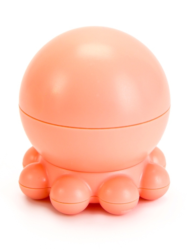 Игрушка для кошек из кошачьей мяты  Игрушка для кошек из кошачьей мяты "Осьминог" на основании, 5 х 4 см, розовая