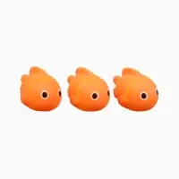 Новогодний набор резиновых игрушек для ванны Крошка Я, 6 шт., с пищалкой