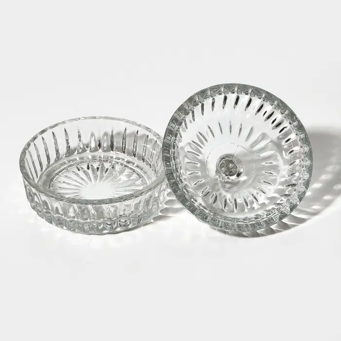 Сахарница стеклянная ZARRIN, 300 мл, d=13 см, h=11 см Сахарница стеклянная ZARRIN, 300 мл, d=13 см, h=11 см