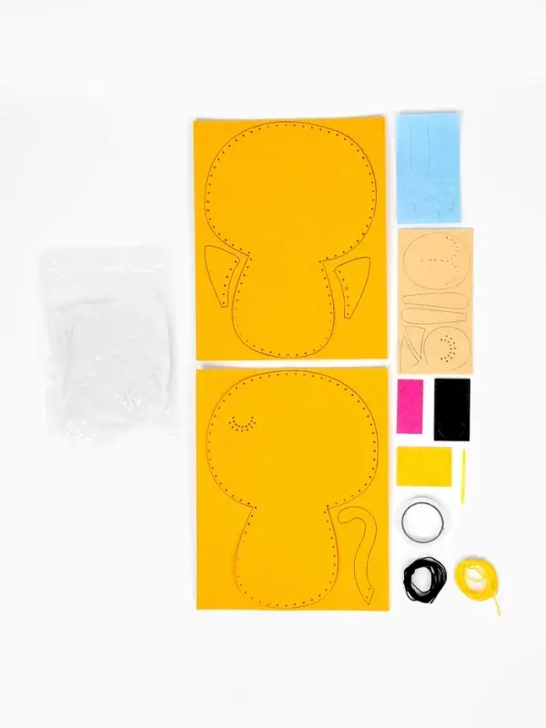 Набор для создания игрушки из фетра "Котик"