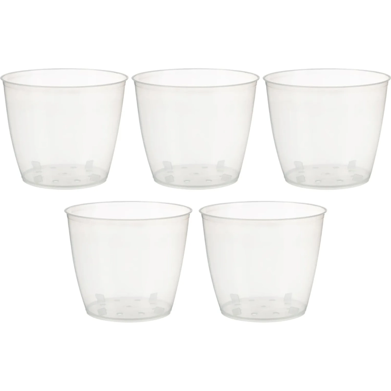 Набор горшков для пикирования рассады 5шт 0,7л,прозрачн IG604011999