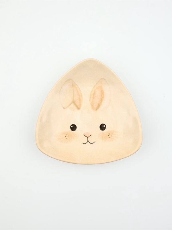 Тарелка Тарелка "Зайчик", 13,5 х 13,5 см