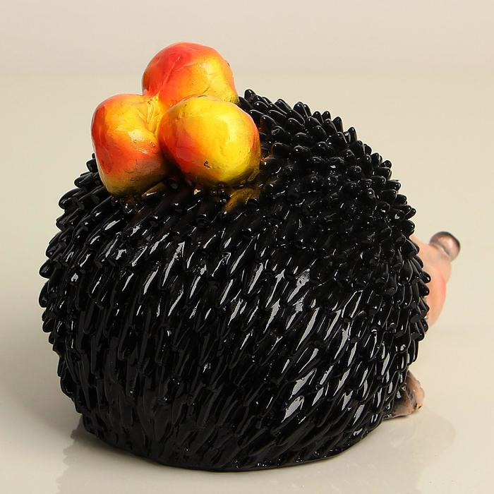 Садовая фигура  Садовая фигура "Еж с яблоками" 20х15см