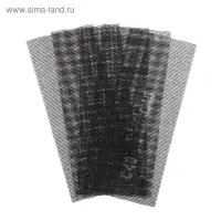 Сетка абразивная ТУНДРА ПРОФИ, водостойкая, карбид кремния, 115&times;280 мм, Р40, 5 шт.