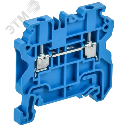 ARMAFIX Колодка клеммная CY2.5BU винтовая 2,5мм2 проходная синяя Ex IEK