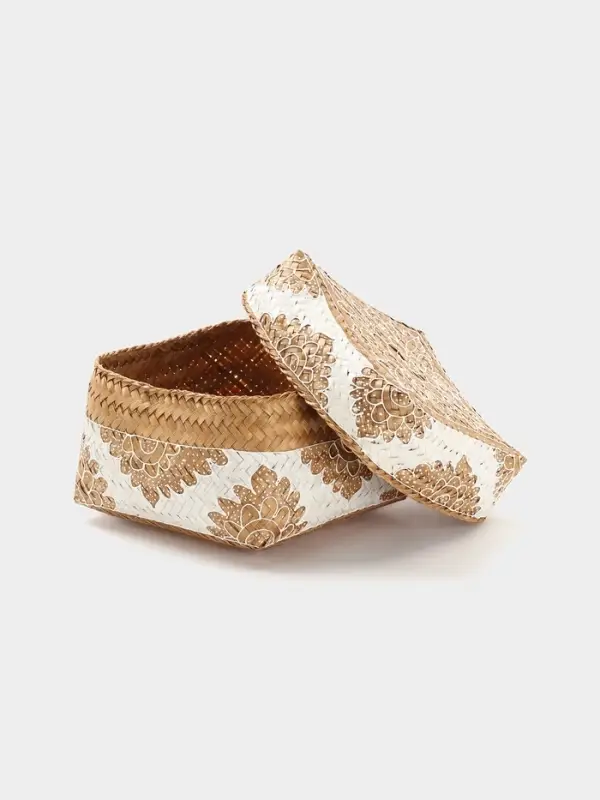 Корзинка плетёная &laquo;Манадо&raquo;, 24&times;24&times;15 см, бамбук, светлая