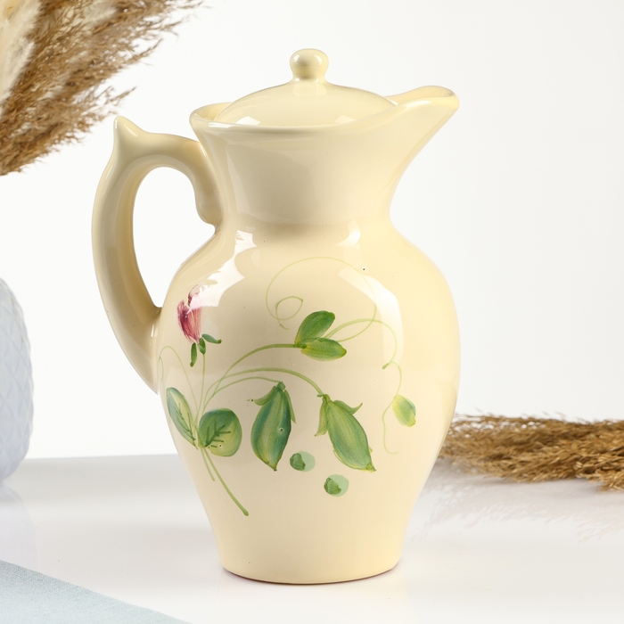 Кувшин Кувшин "Дачный" 1,4л / 22,5х13,5см, горошек