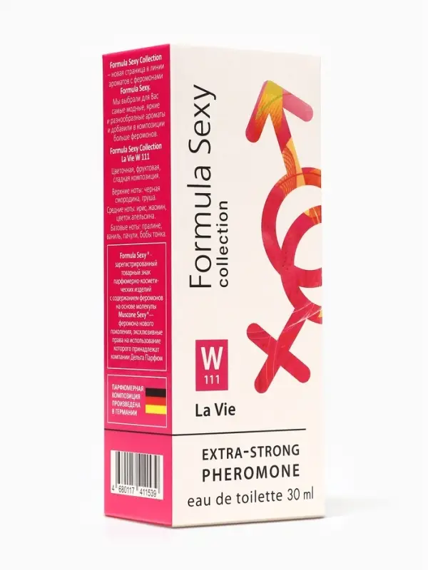 Туалетная вода женская с феромонами Formula Sexy collection La Vie W111, 30 мл