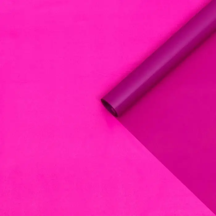 Пленка для цветов Пленка для цветов "Люкс", матовая, пурпурная, 0,6 х 10 м, 200 г, 40 мкм