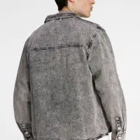 Куртка джинсовая O3, серая, размер XL/XXL
