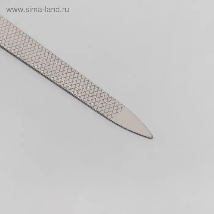 Пилка металлическая для ногтей, 12 см, цвет серебристый