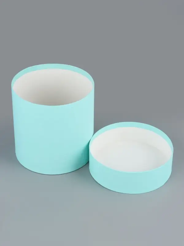 Набор круглых подарочных коробок «Аквамарин» 3 в 1 - 18×16×13 см Набор круглых подарочных коробок «Аквамарин» 3 в 1 - 18×16×13 см