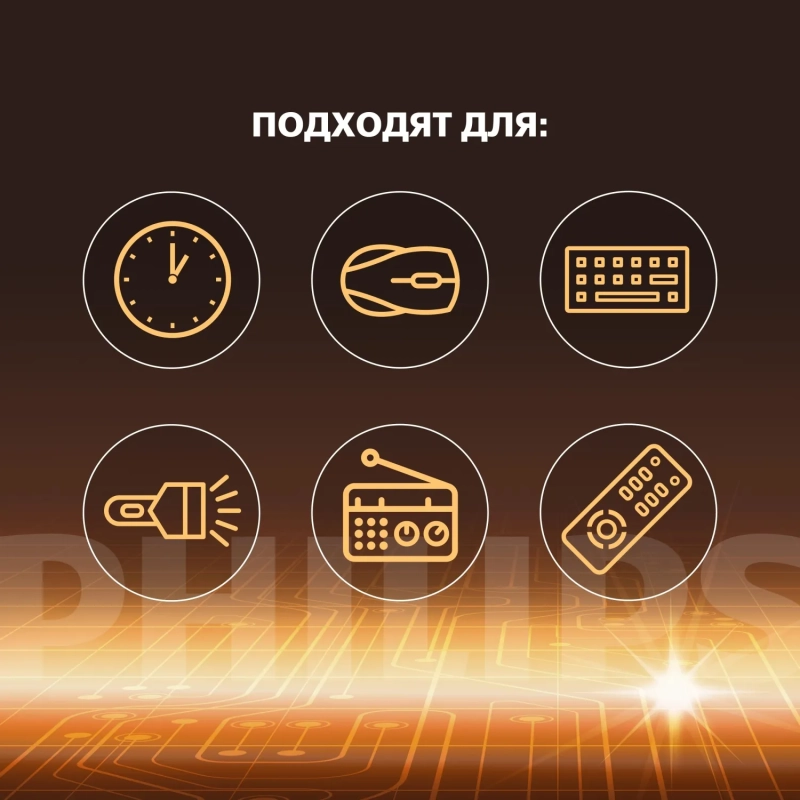 Батарейка Philips AAA LR03A12S/51 алкалин. 1,5v 2х6 шт/уп