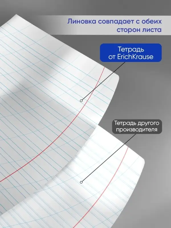 Тетрадь 12 листов в косую линейку ErichKrause &laquo;Классика Visio&raquo;, обложка мелованный картон, жёлтая