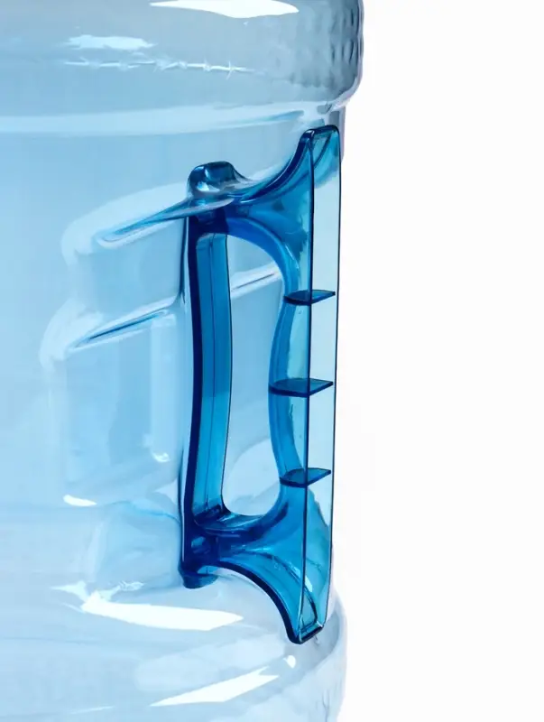 Бутыль для кулера, 18.9 л, ПЭТ, многооборотная, с ручкой, 2 пробки