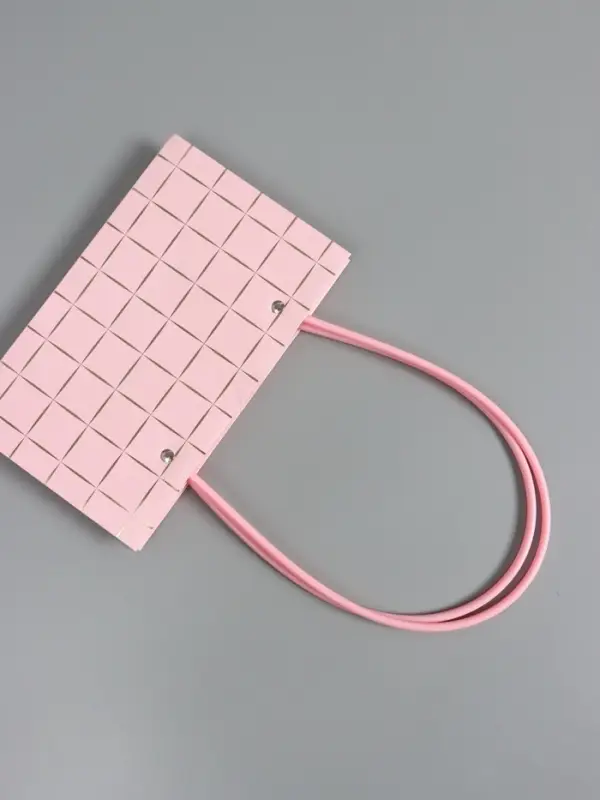 Сумка для цветов влагостойкая, розовая 22x10.5x13.5&plusmn;5% см