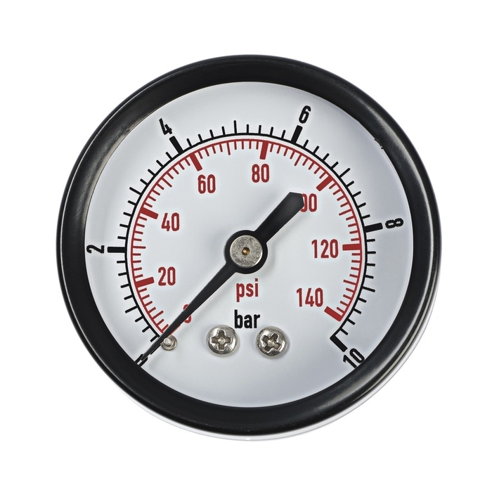 Манометр ZEIN, аксиальный, диаметр корпуса 50 мм, 10 бар, 1/4 Манометр ZEIN, аксиальный, диаметр корпуса 50 мм, 10 бар, 1/4"