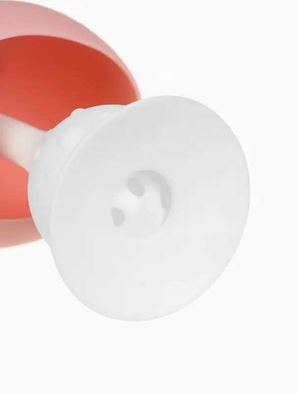 Прорезыватель силиконовый для зубов с погремушкой 3 в 1 M&B «Зайка», розовый