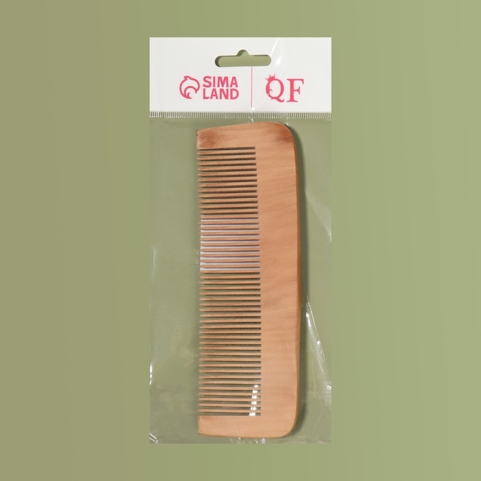 Расчёска - гребень, 16,5 × 5 см, цвет «тёмное дерево» Расчёска - гребень, 16,5 × 5 см, цвет «тёмное дерево»