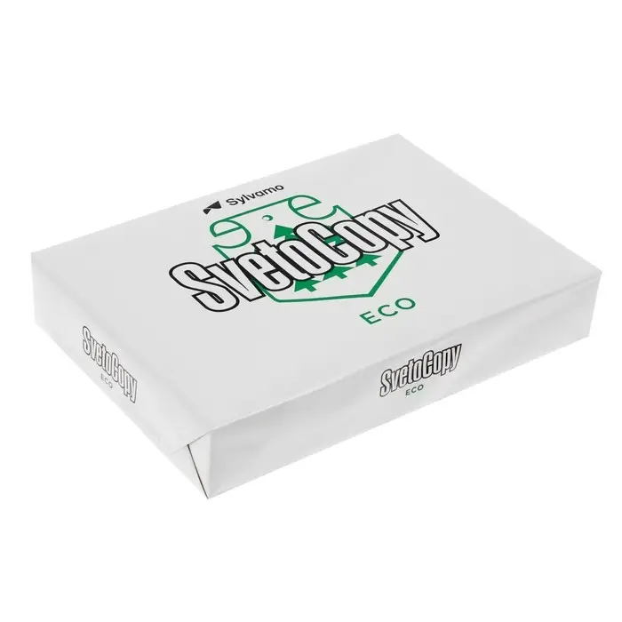 Бумага А4 500 л Светокопи ECO, 80г/м2, белизна 60% ISO, 93% CIE, класс C (цена за 500 листов) Бумага А4 500 л Светокопи ECO, 80г/м2, белизна 60% ISO, 93% CIE, класс C (цена за 500 листов)