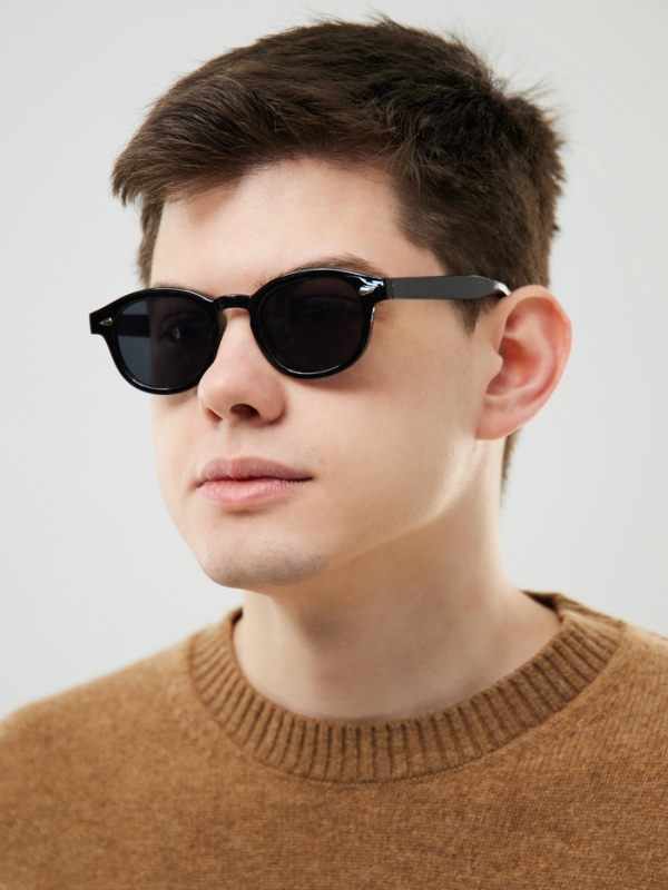 Очки солнцезащитные мужские, uv 400, ширина 13.7 см, дужка 13.6 см, линза 6 х 4.5 см