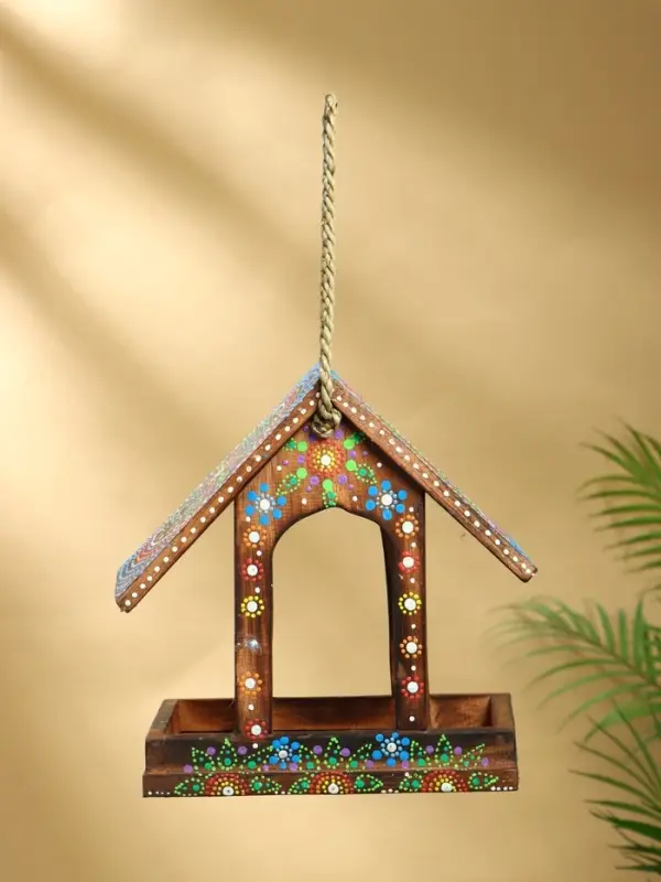 Подвесной декор &laquo;Кормушка для птиц&raquo;, 14&times;26&times;26 см, дерево