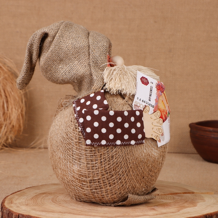 Домовой Домовой "Герасим с купюрой", 22х15х15 см