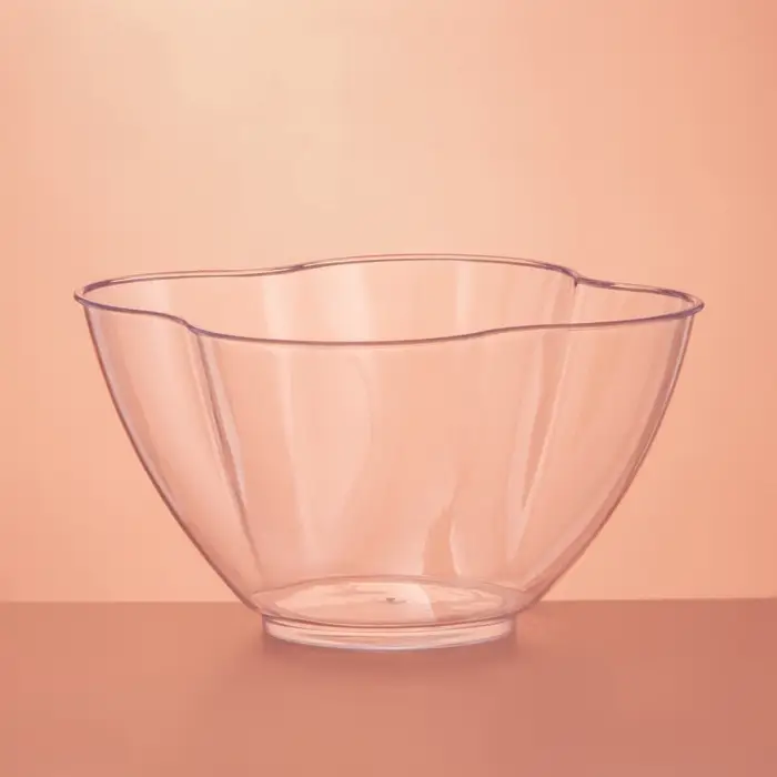 Форма пластиковая одноразовая для фуршета «Цветок», 350 мл, прозрачная