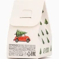 Бомбочка для ванны &laquo;С Новым годом&raquo;, 40 г, аромат бананового кекса, Чистое счастье