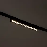 Светильник трековый BayerLux SLIM &laquo;Книжка-33&raquo;, LED, 18 Вт, 3000K-6000К, 48 В, CRI90, 3.2&times;3.8&times;33.6 см, чёрный