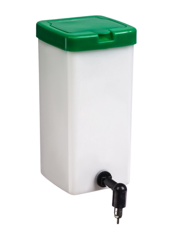 Навесная поилка ниппельная, бутылка 18 х 8 см, пластик, металл Навесная поилка ниппельная, бутылка 18 х 8 см, пластик, металл