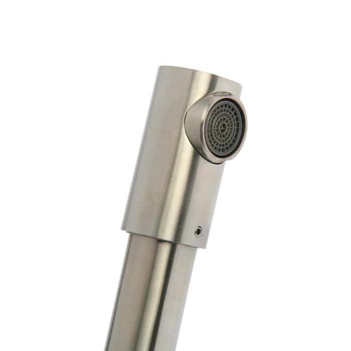 Cмеситель для кухни Accoona A44090, однорычажный, складной излив, нержавеющая сталь, хром Cмеситель для кухни Accoona A44090, однорычажный, складной излив, нержавеющая сталь, хром