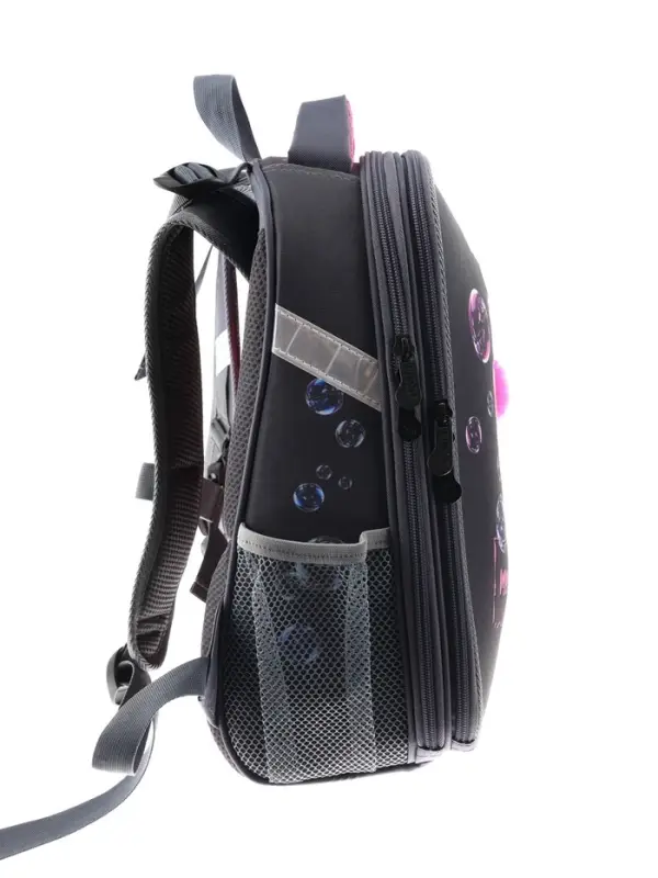 Рюкзак каркасный, школьный, 38×30×16 см, эргономичная спинка «Котенок с пузырями» Рюкзак каркасный, школьный, 38×30×16 см, эргономичная спинка «Котенок с пузырями»