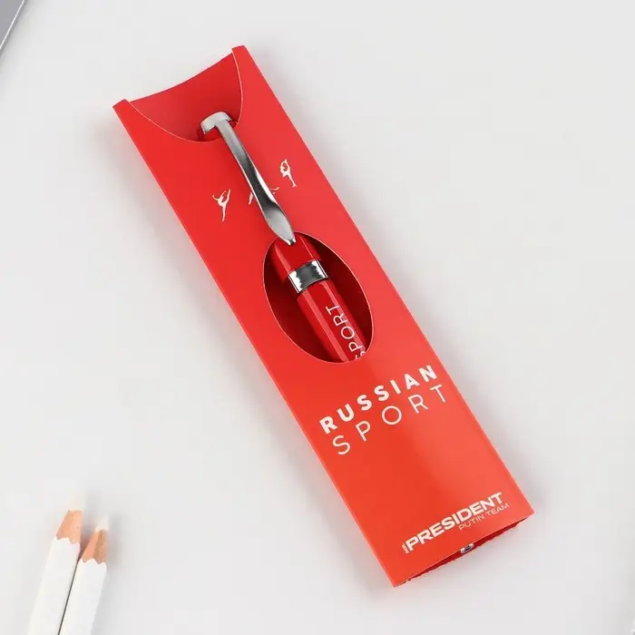 Ручка металл шариковая «Russian sport», синяя паста, 1 мм, фурнитура серебро Ручка металл шариковая «Russian sport», синяя паста, 1 мм, фурнитура серебро