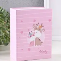 Фотоальбом "Оленята" 100ф 10X15см, ПП карм. Фотоальбом "Оленята" 100ф 10X15см, ПП карм.