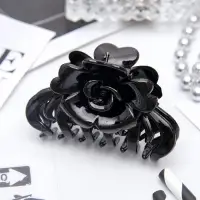 Крабик для волос &laquo;Ночка&raquo;, роза, 6.8 см, матовый и глянец, МИКС