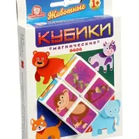 Кубики магнитные Татой &laquo;Животные&raquo;