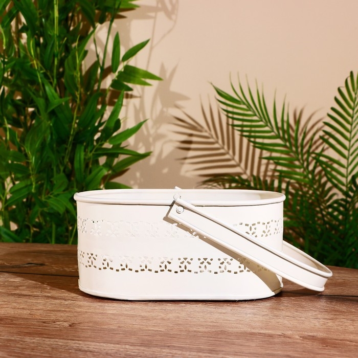 Кашпо  Кашпо "Орзи" металл 22,5х16х27 см