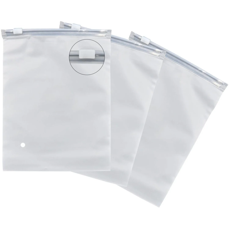 Пакет с замком слайдер EVA матовый 80 мкм 40х50, 50 шт/уп