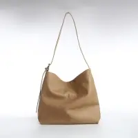 Сумка - мешок женская на магните, 31&times;8.5&times;30 см, бежевая