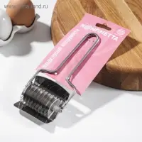 Нож для нарезания домашней лапши KONFINETTA &laquo;Профи&raquo;, 5 мм, 17.5&times;7.5&times;3 см, нержавеющая сталь, серебристый