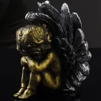 Фигурка полистоун «Ангел дремлет», 12×9.8×8 см
