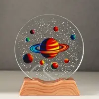 Сувенир стекло свет "Диск. Планетарий" 5хLED d=10 см, USB, цветной 10х4х11,4 см Сувенир стекло свет "Диск. Планетарий" 5хLED d=10 см, USB, цветной 10х4х11,4 см